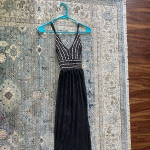 Lulus floor length beaded dress